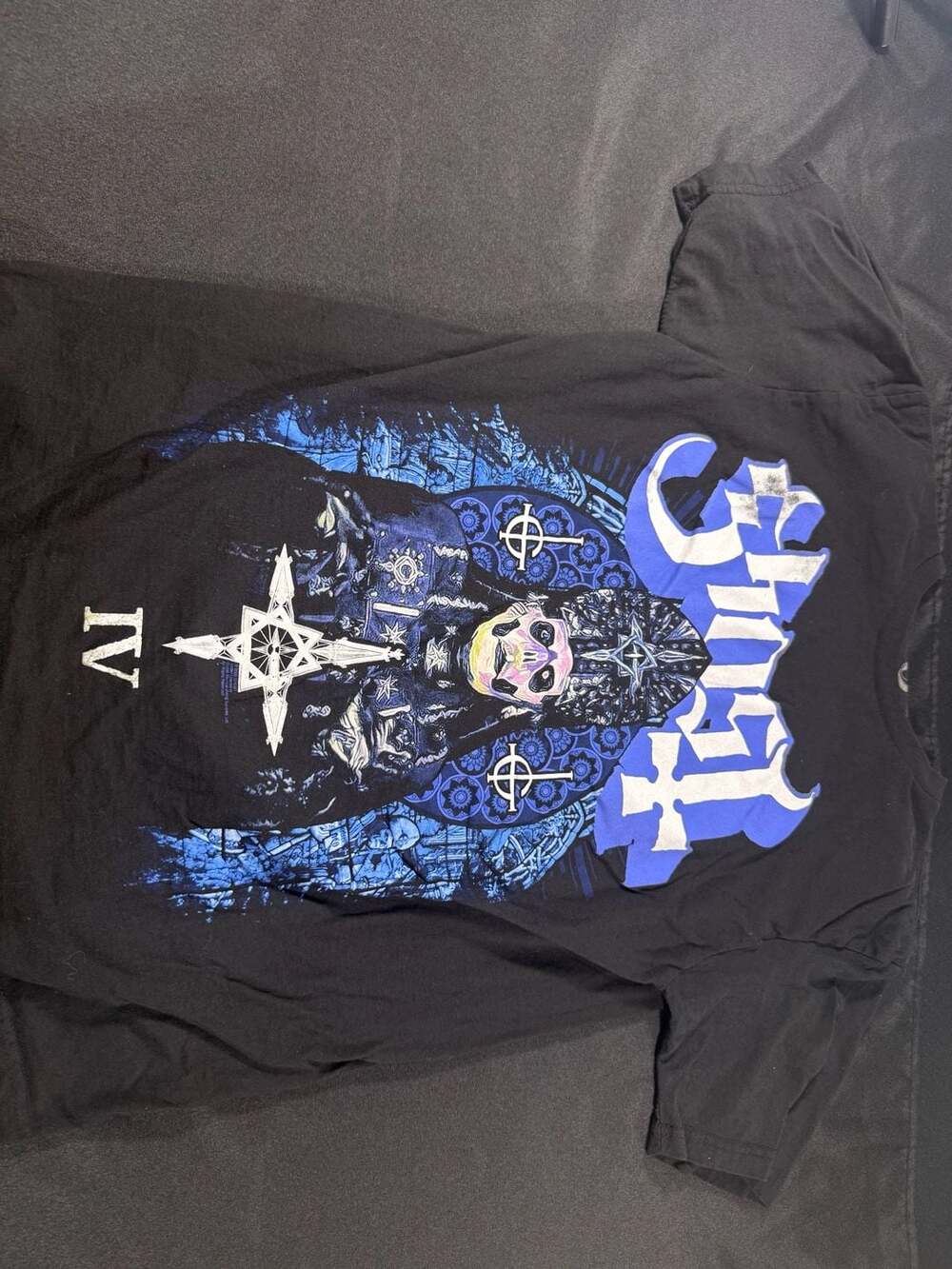 Ghost Papa Emeritus IV Stained Glass T-Shirt sz Medium